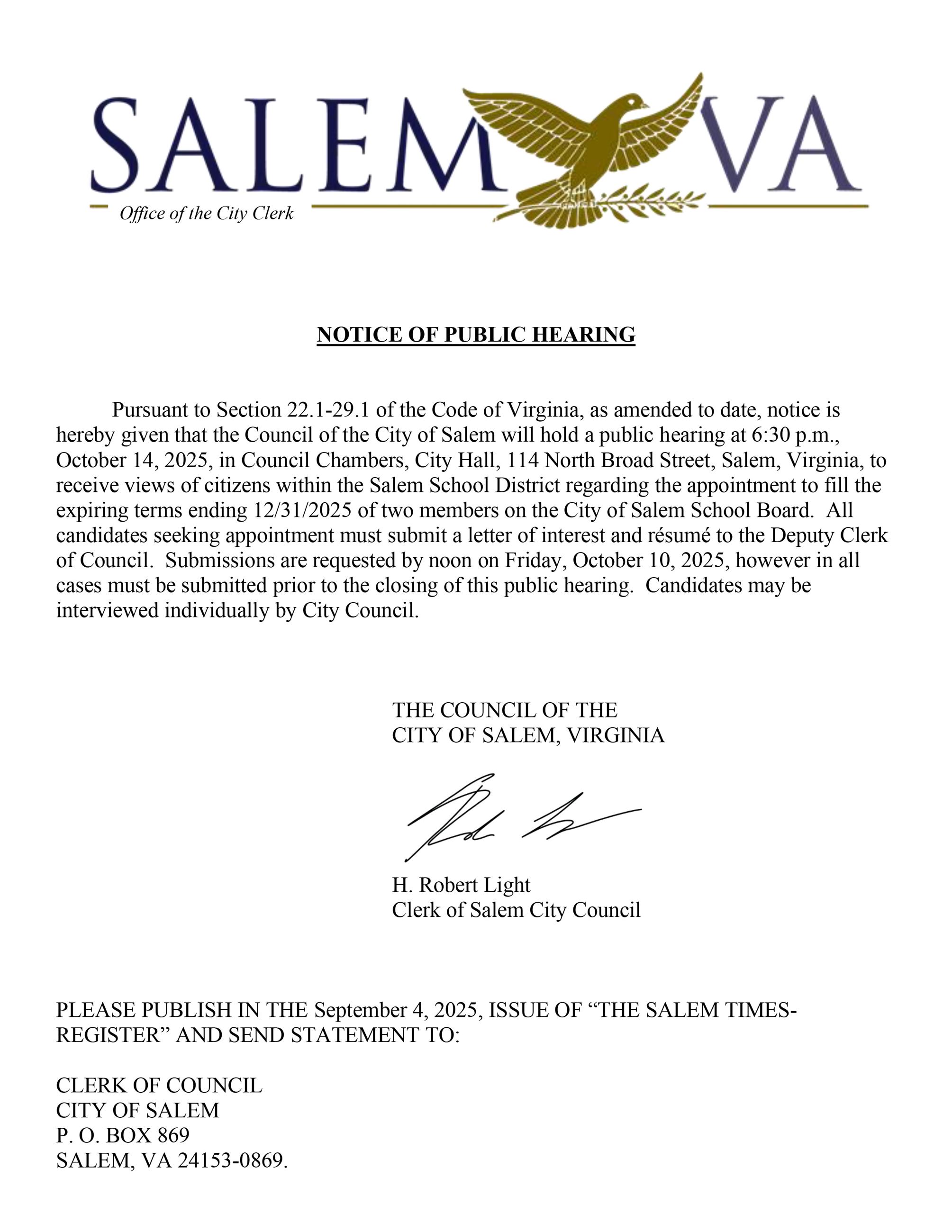 SCHOOL BOARD LEGAL - Sept. 2025