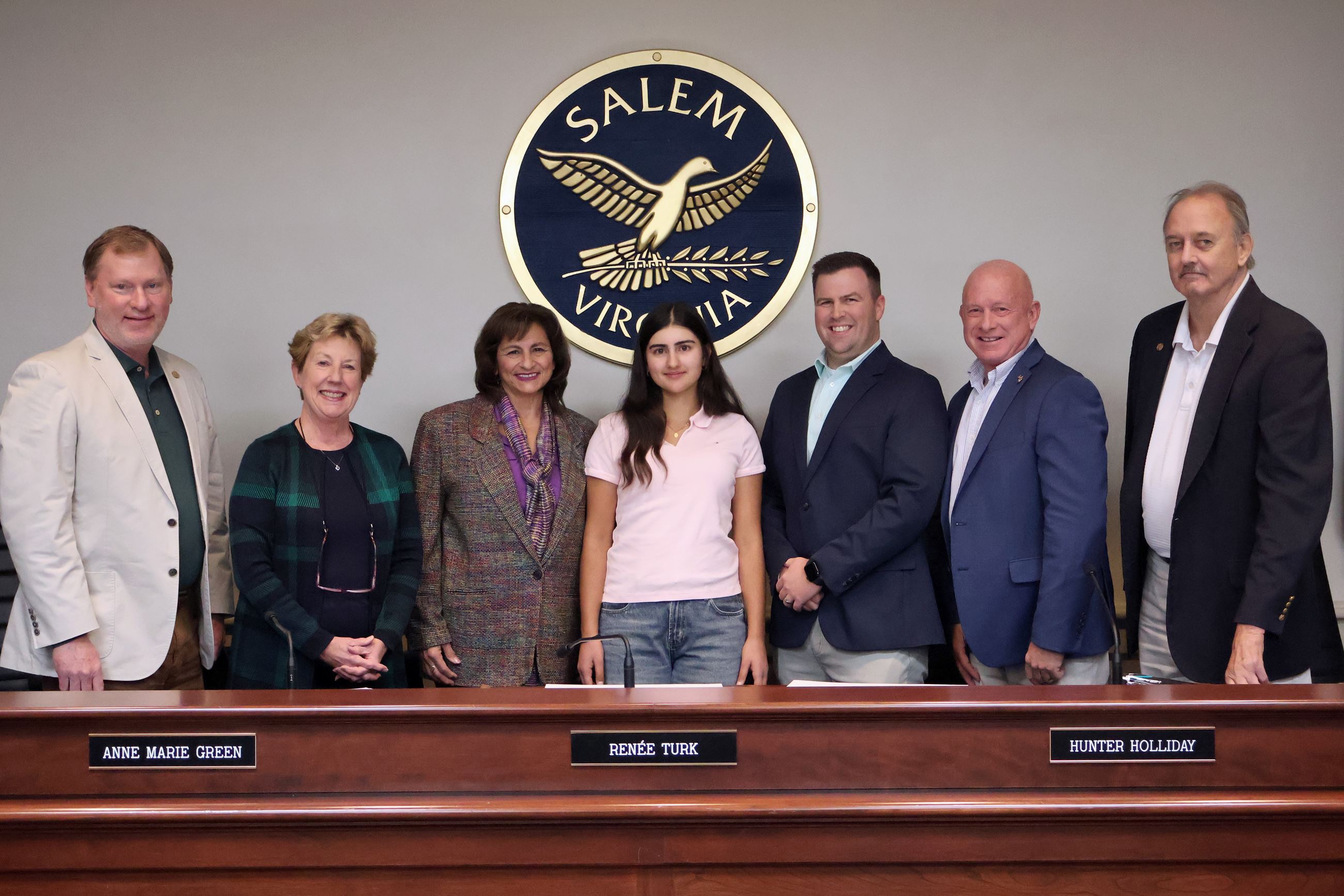 Ashnoor Kaur with City Council