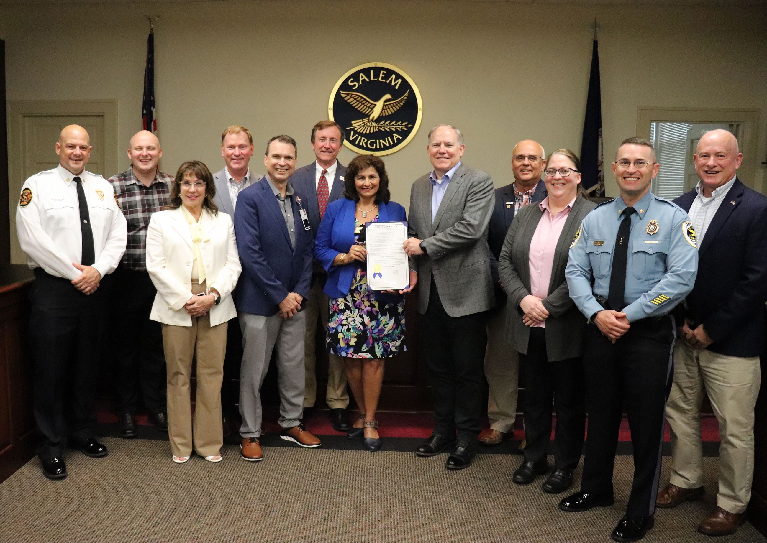 LewisGale and City Council Stroke Awareness