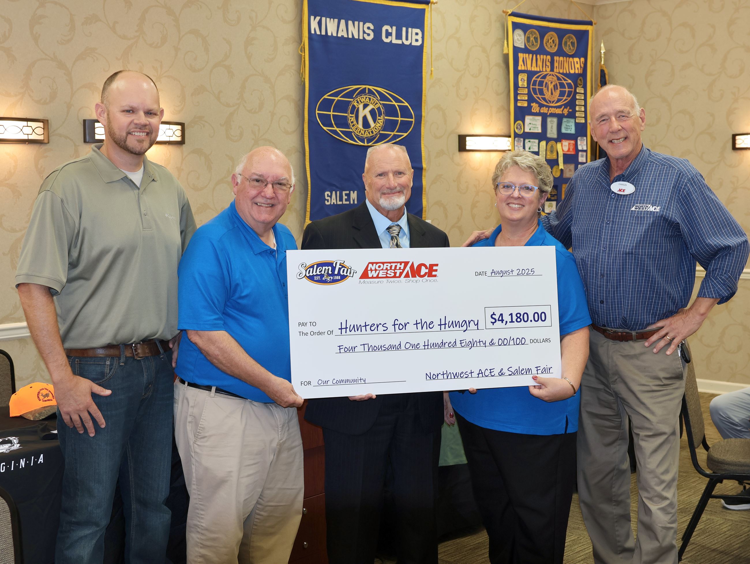 Hunters for the Hungry Check Presentation